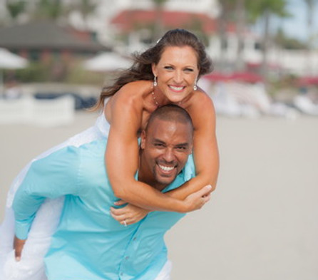 Vow Renewal Ceremony on Coronado Beach