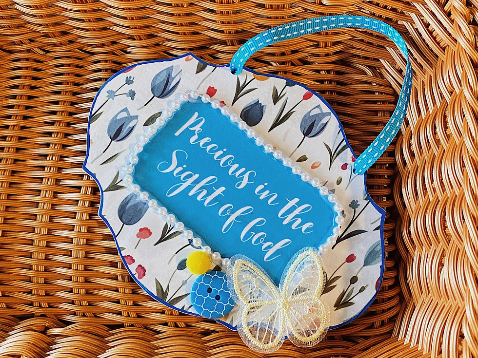 Hanging Promises - "Precious in the Sight of God"