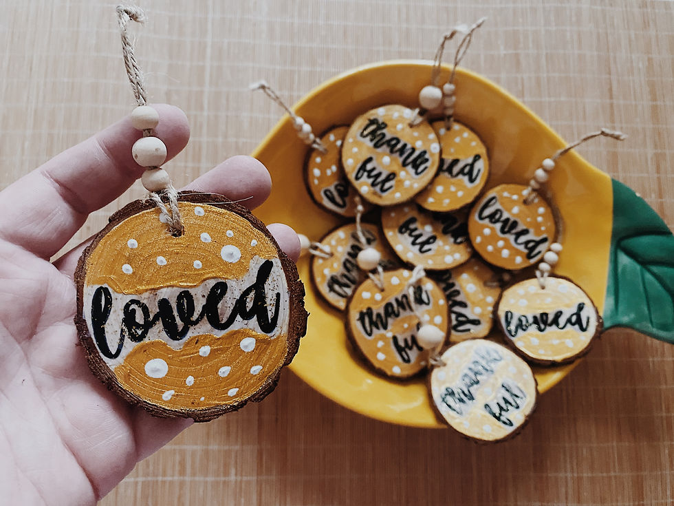 Christmas Decorations - LOVED and THANKFUL