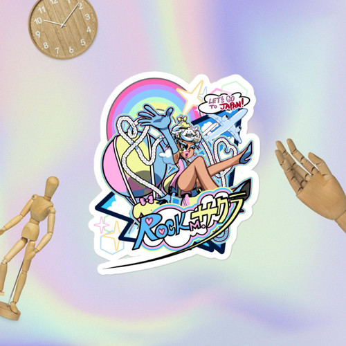 Lets go to Japan stickers | Rock M Sakura