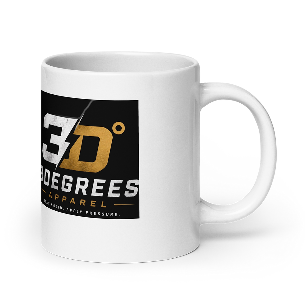 Thumbnail: Bold Graphic White Glossy Mug | Bestroots24 Statement Drinkware