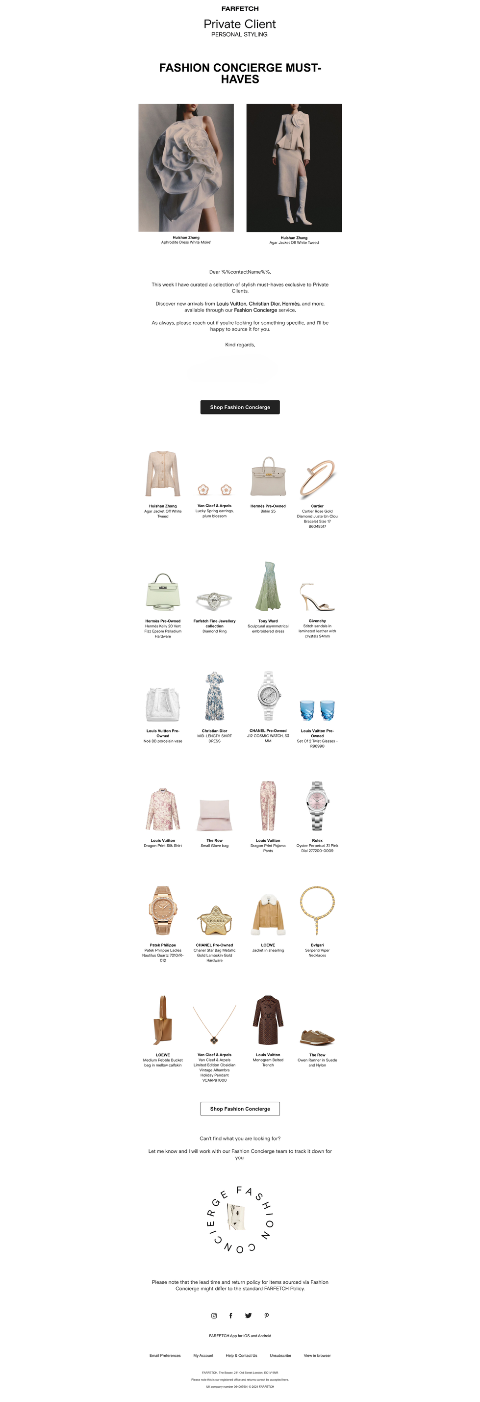 High Value: Womenswear