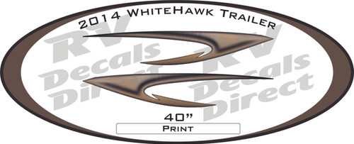 White Hawk Jayco Travel Trailer Replacement RV Decals & Graphics