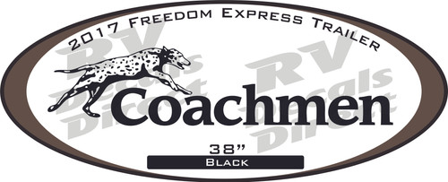 Freedom Express Coachmen Travel Trailer Replacement RV Decals & Graphics