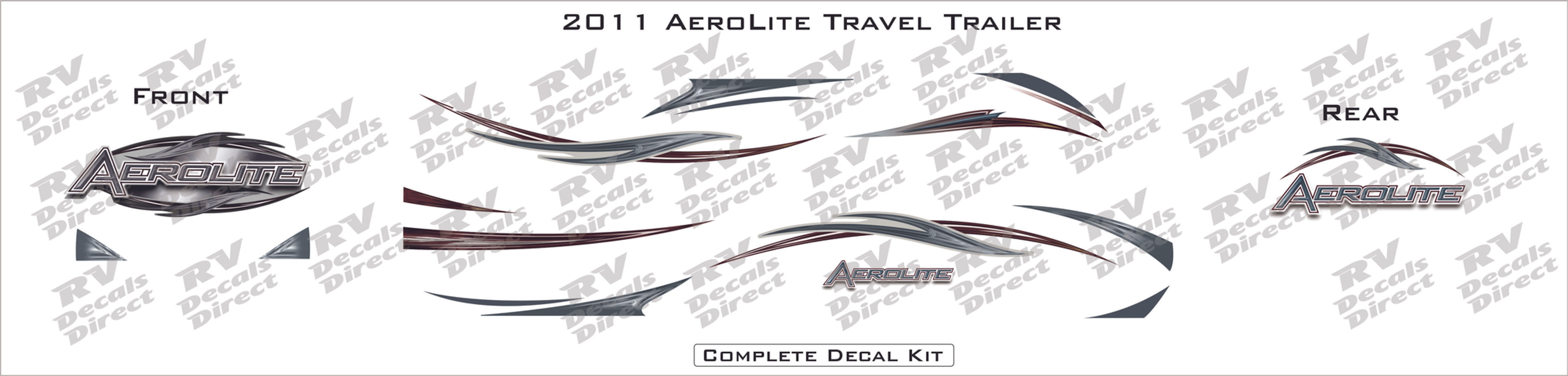 COMPLETE DECAL KIT (2011 Aerolite Travel Trailer)