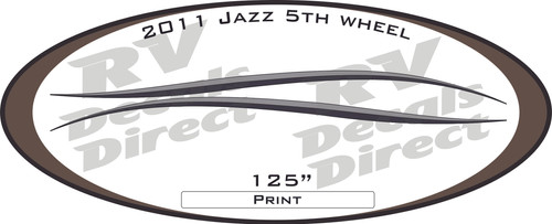 Jazz Lite Thor 5th Wheel Replacement RV Decals & Graphics