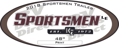 Sportsmen KZ Travel Trailer Replacement RV Decals & Graphics