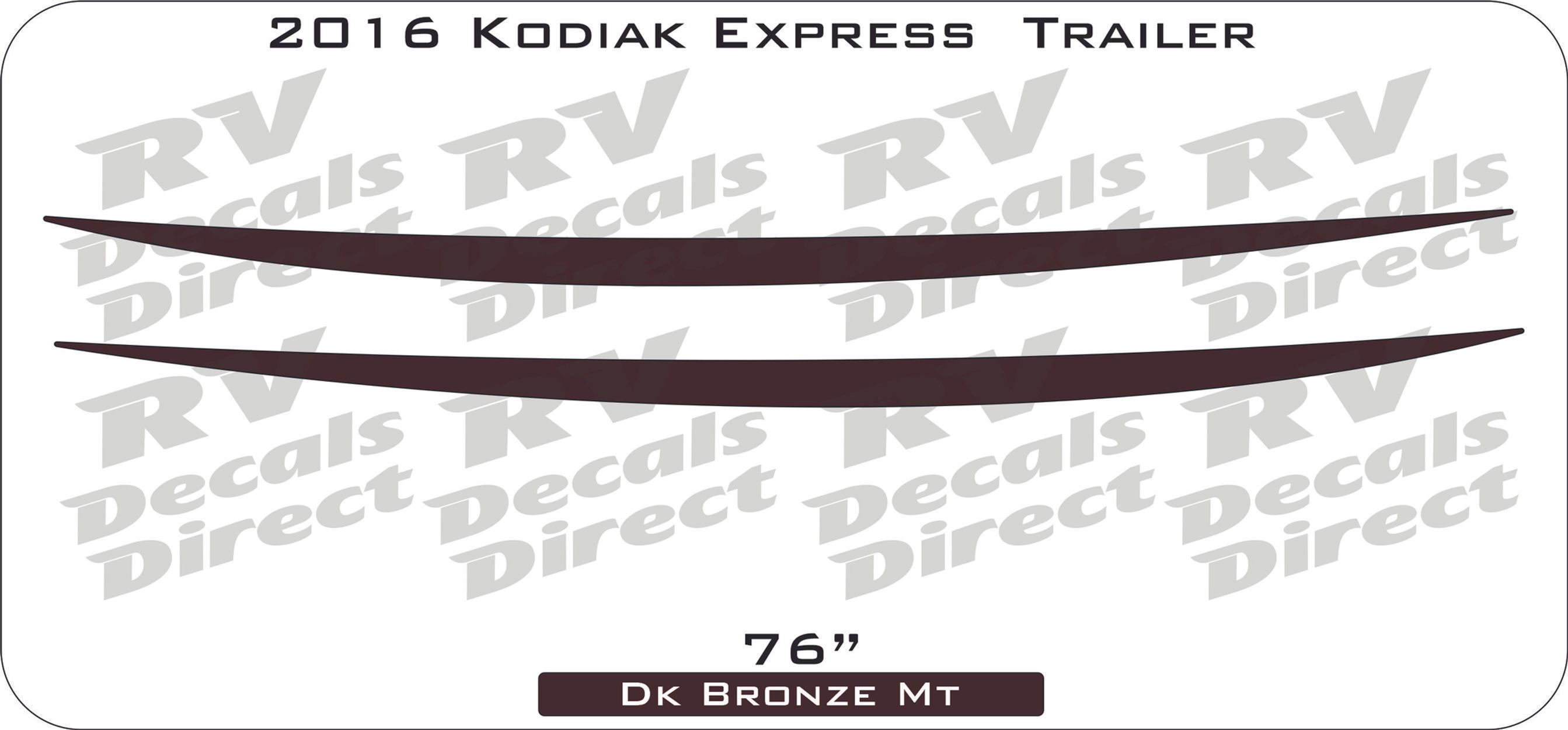 2016 Kodiak Travel Trailer