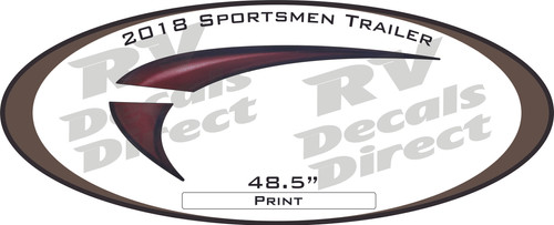 Sportsmen KZ Travel Trailer Replacement RV Decals & Graphics
