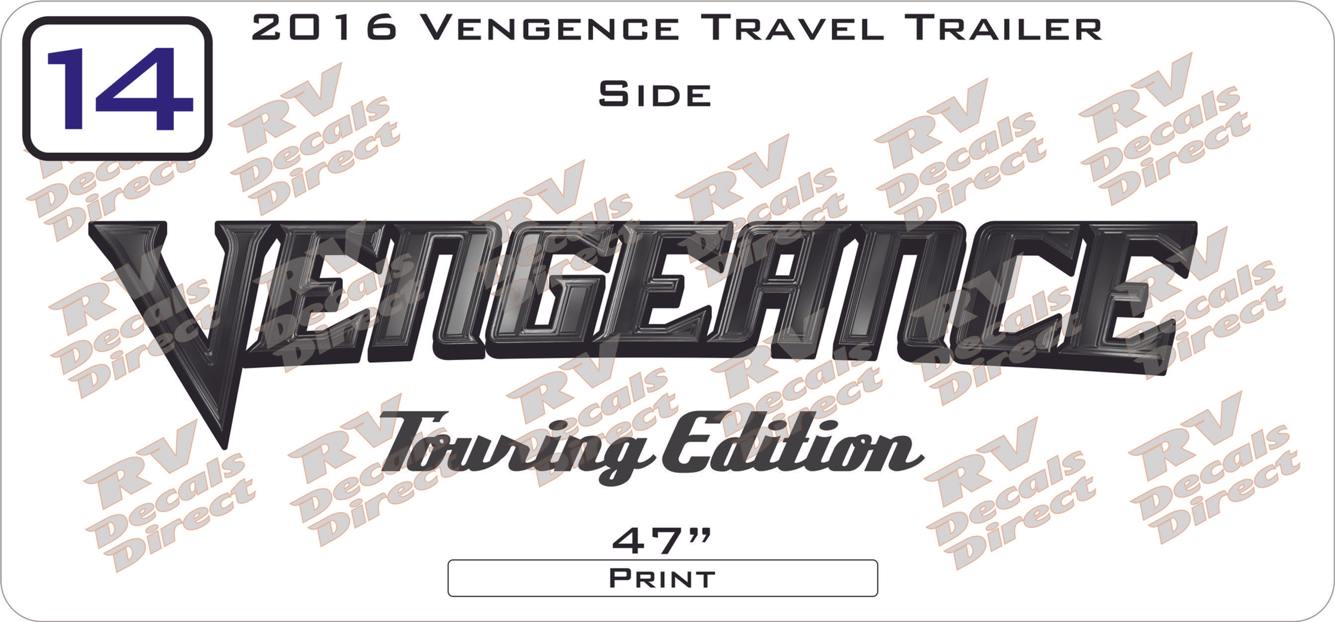 2016 Vengeance Travel Trailer