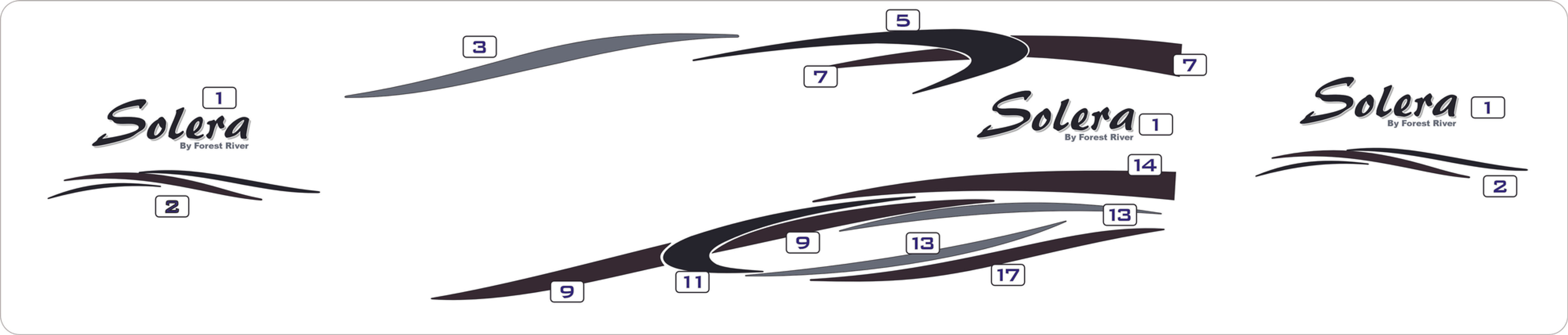 COMPLETE DECAL KIT (2014 Solera Class C)