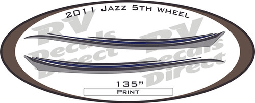 Jazz Lite Thor 5th Wheel Replacement RV Decals & Graphics
