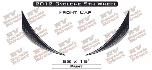 Cyclone Heartland 5th Wheel Replacement RV Decals & Graphics
