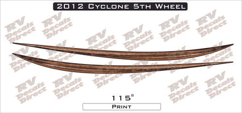 Cyclone Heartland 5th Wheel Replacement RV Decals & Graphics