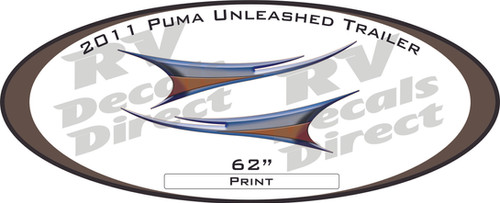 Puma Palomino Unleashed Travel Trailer Replacement RV Decals & Graphics