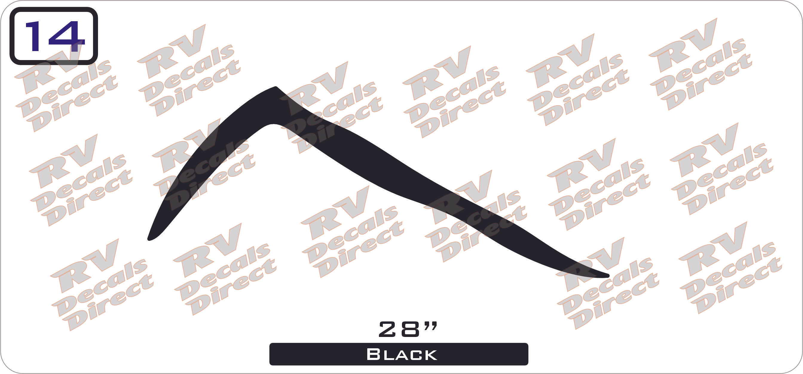 2019 Grey Wolf Travel Trailer Decal