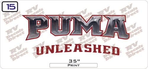 Puma Unleashed Palomino 5th Wheel Replacement RV Decals & Graphics