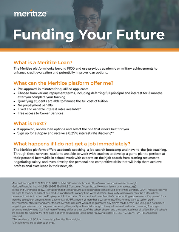 Cybersecurity Meritize Loan