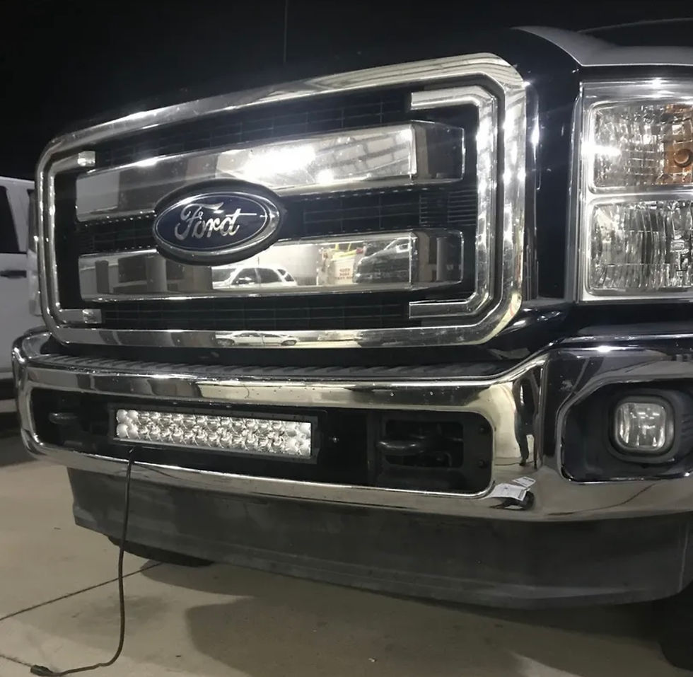 Thumbnail: 11-16 Super Duty Bumper Light Bar Kit