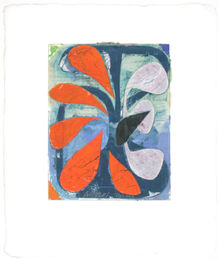 CA793009 | Charles Arnoldi 1993_monoprint tullis sb handmade 13" x 11"