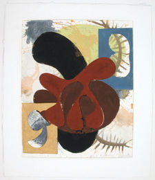 CA97mp39 | Charles Arnoldi 1997_monoprint tullis sb handmade 27"x 23"