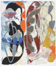 CA792015 | Charles Arnoldi 1992_monoprint tullis sb handmade 10"x8"