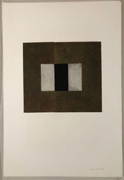 JG0491019| John Groom 1991 Monoprint on Sommerset 44"x30"