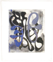 CA095010 | Charles Arnoldi 1995_monoprint tullis sb handmade 13" x 11"