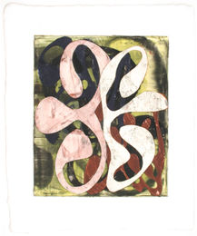 CA095020 | Charles Arnoldi 1995_monoprint tullis sb handmade 7" x 5.5"