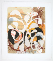 CA97mp35 | Charles Arnoldi 1997_monoprint tullis sb handmade 27"x 23"