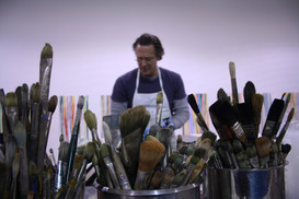 Gary Lang at Atelier Richard Tullis 2005. Photo: © 2005 Richard Tullis