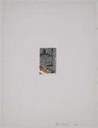 IS587002 | Italo Scanga 1987_monotype handmade 30"x22"
