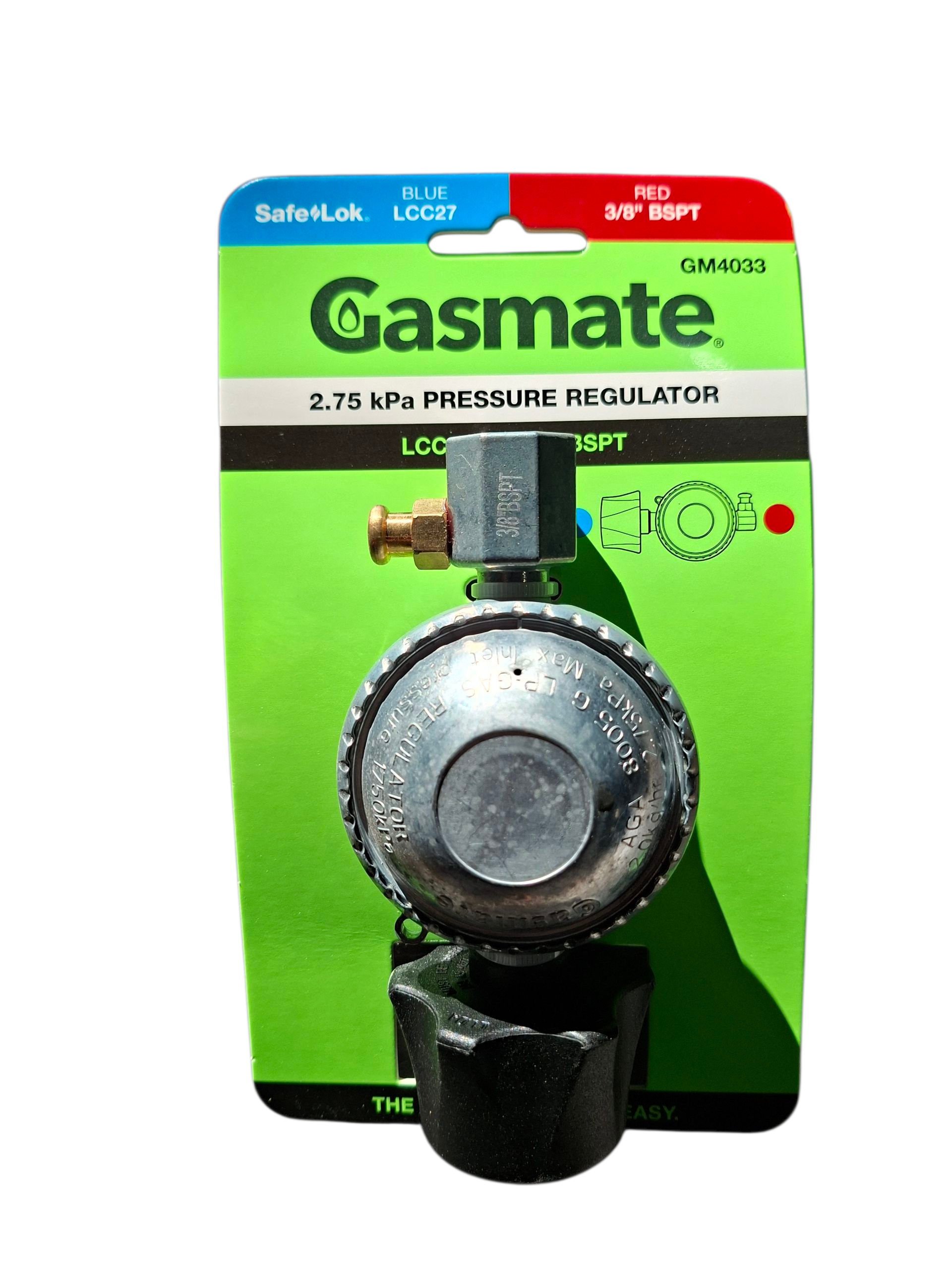 GM4033 - 2.75 kPa PRESSURE REGULATOR GM4033 - LCC27 TO 3/8" BSPT