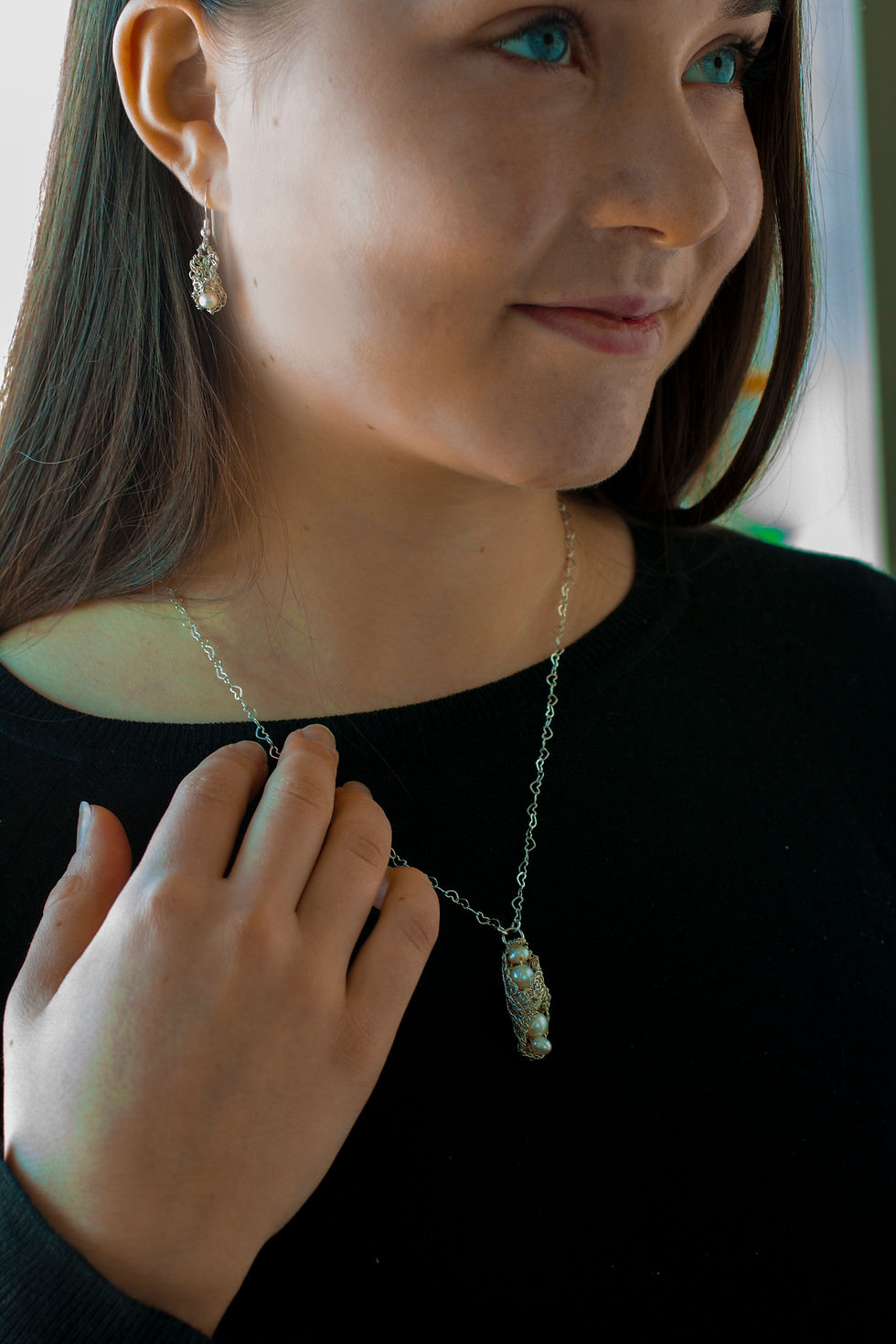 Thumbnail: The Chrysalis Wedding Necklace