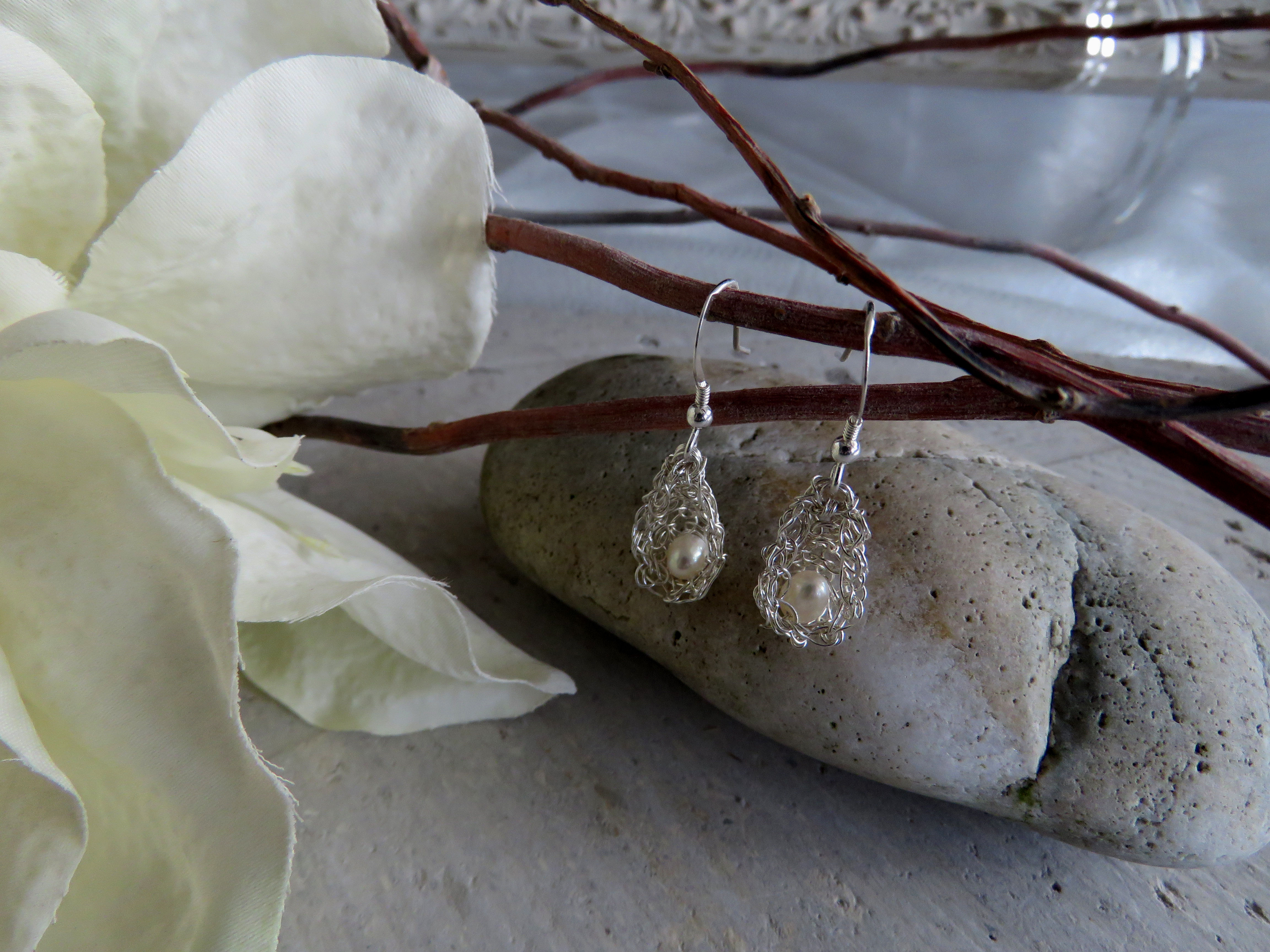 The Cradle of Dreams Crocheted Earrings