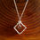 Thumbnail: Cord & Stone Geometrix Triangle with Swarovski Crystal