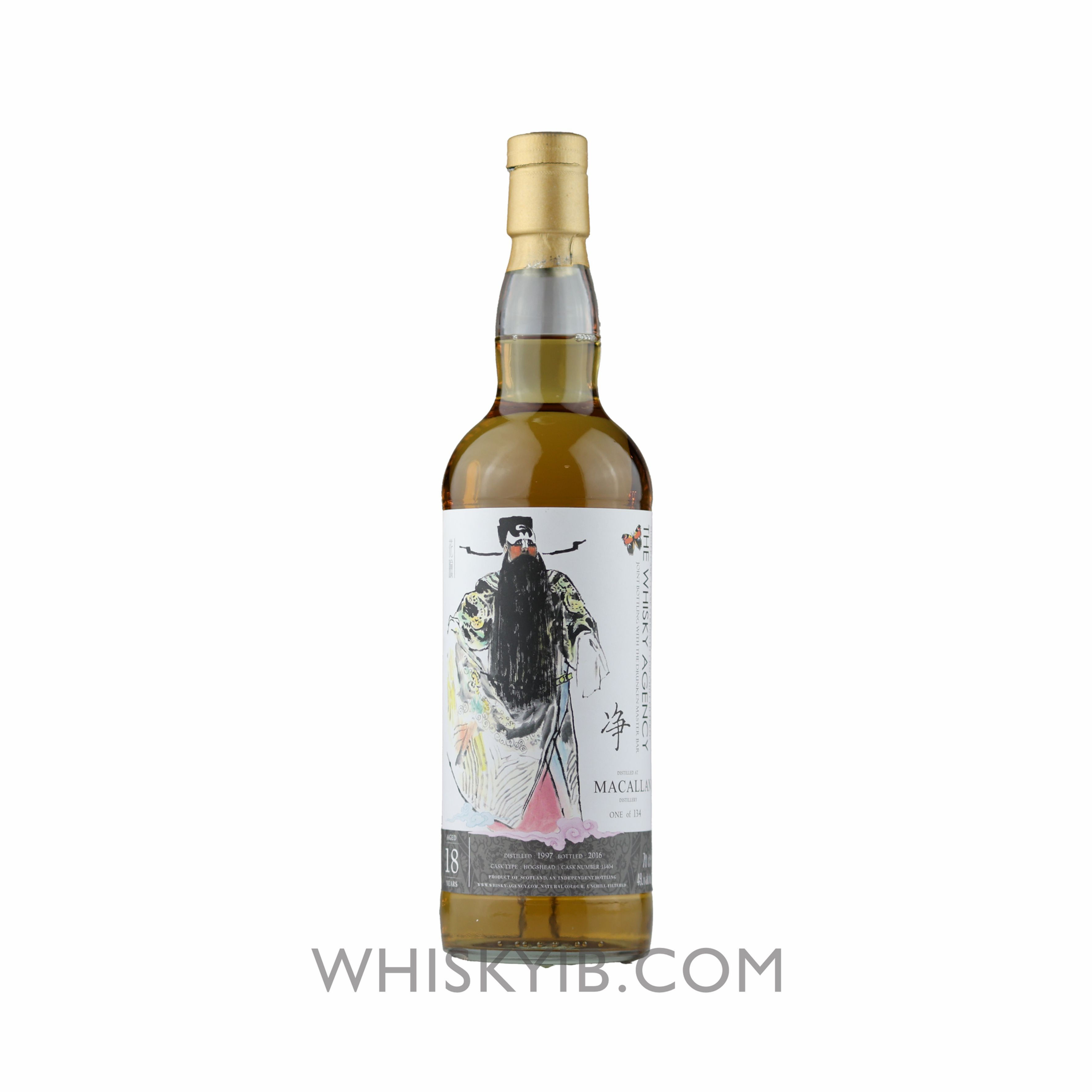 MACALLAN AGED 18 YEARS 1997-2016 HOGSHEAD #13404 49.1%