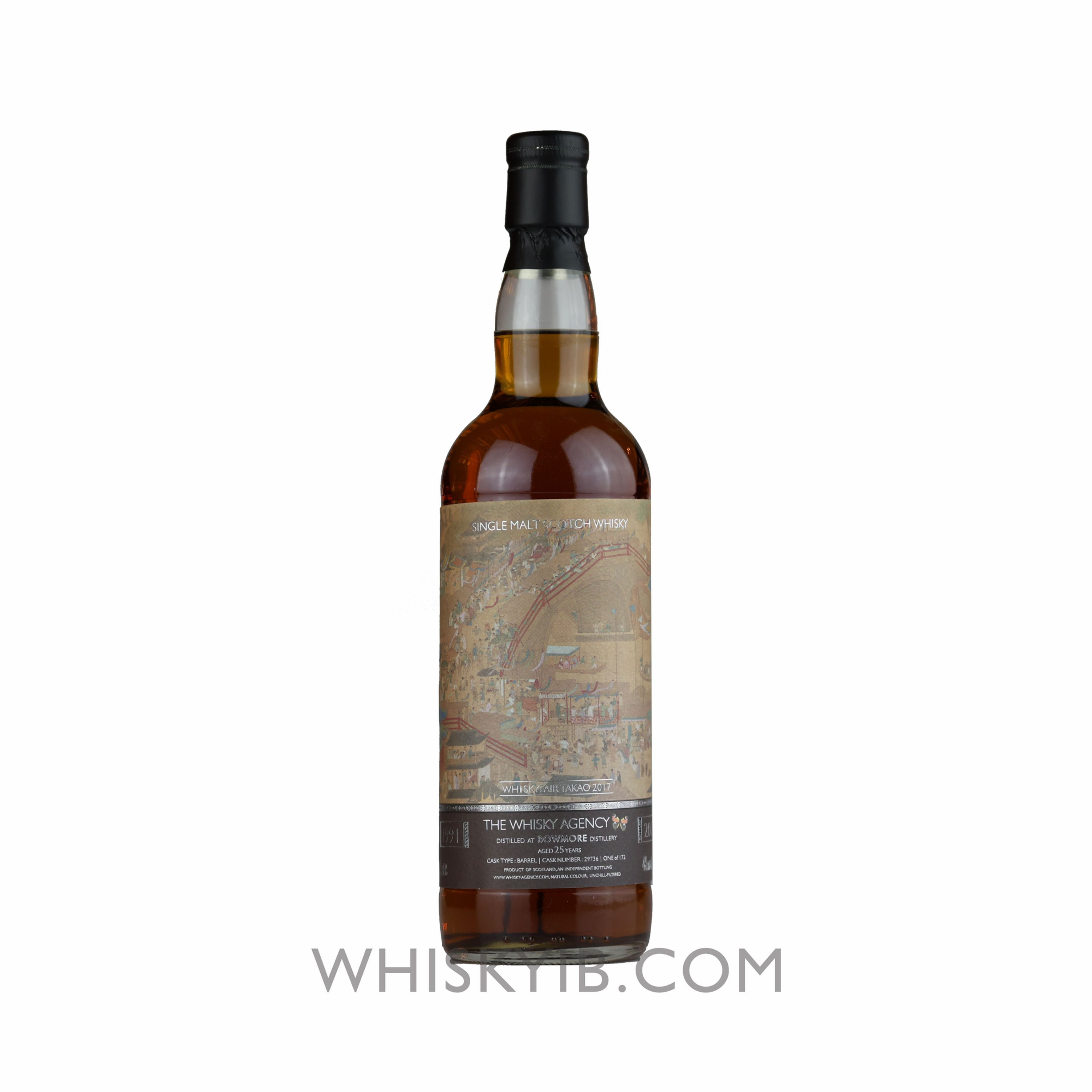 BOWMORE AGED 25 YEARS 1991-2017 BARREL #29736 49.9%