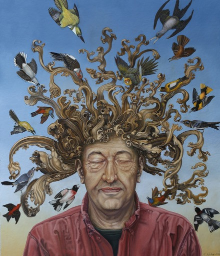Self Portrait Mocked by Birds