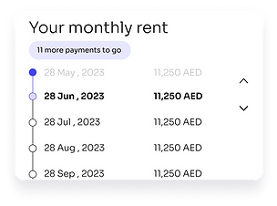 pay rent in 12 cheques