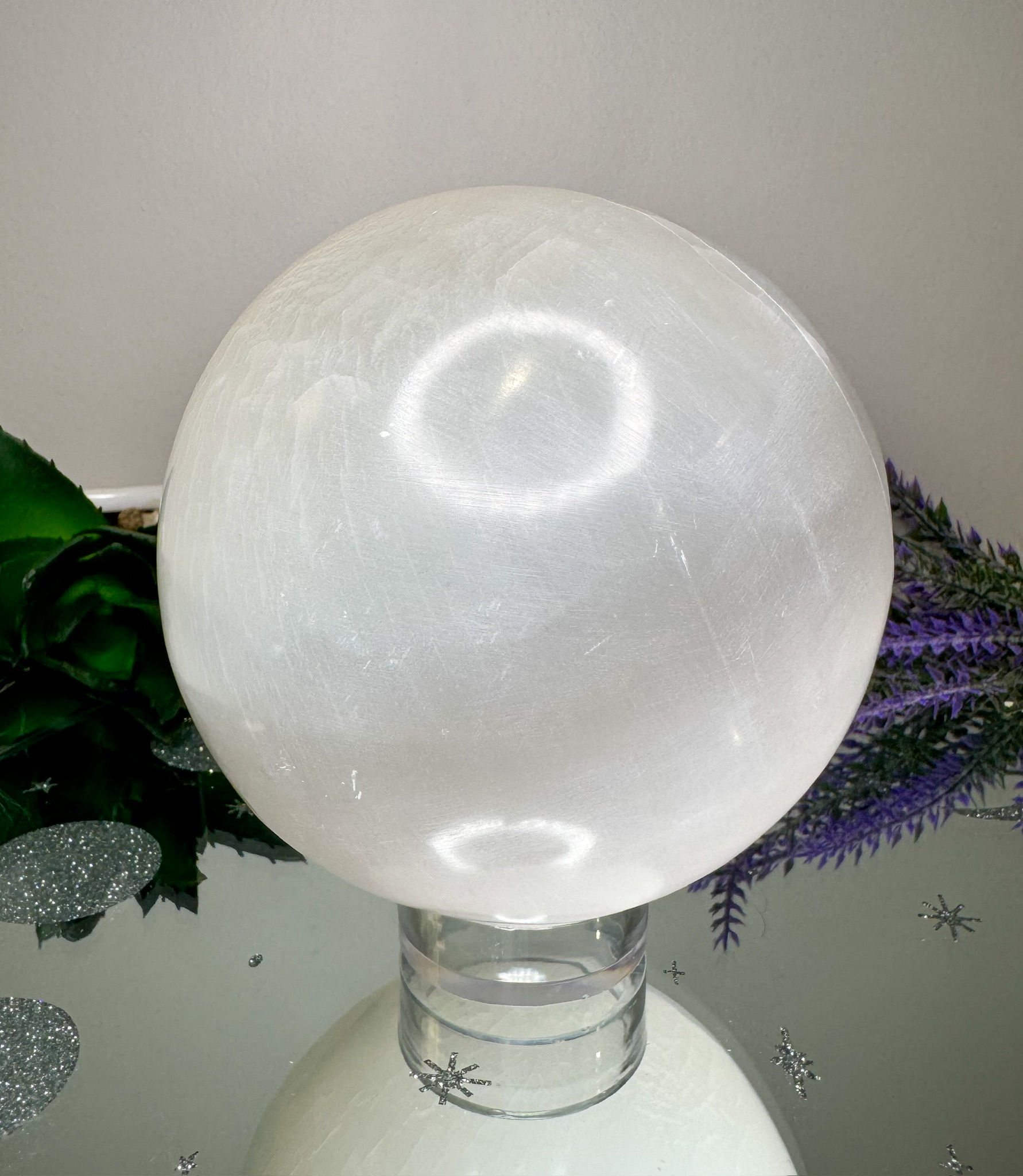 Statement Selenite Spheres