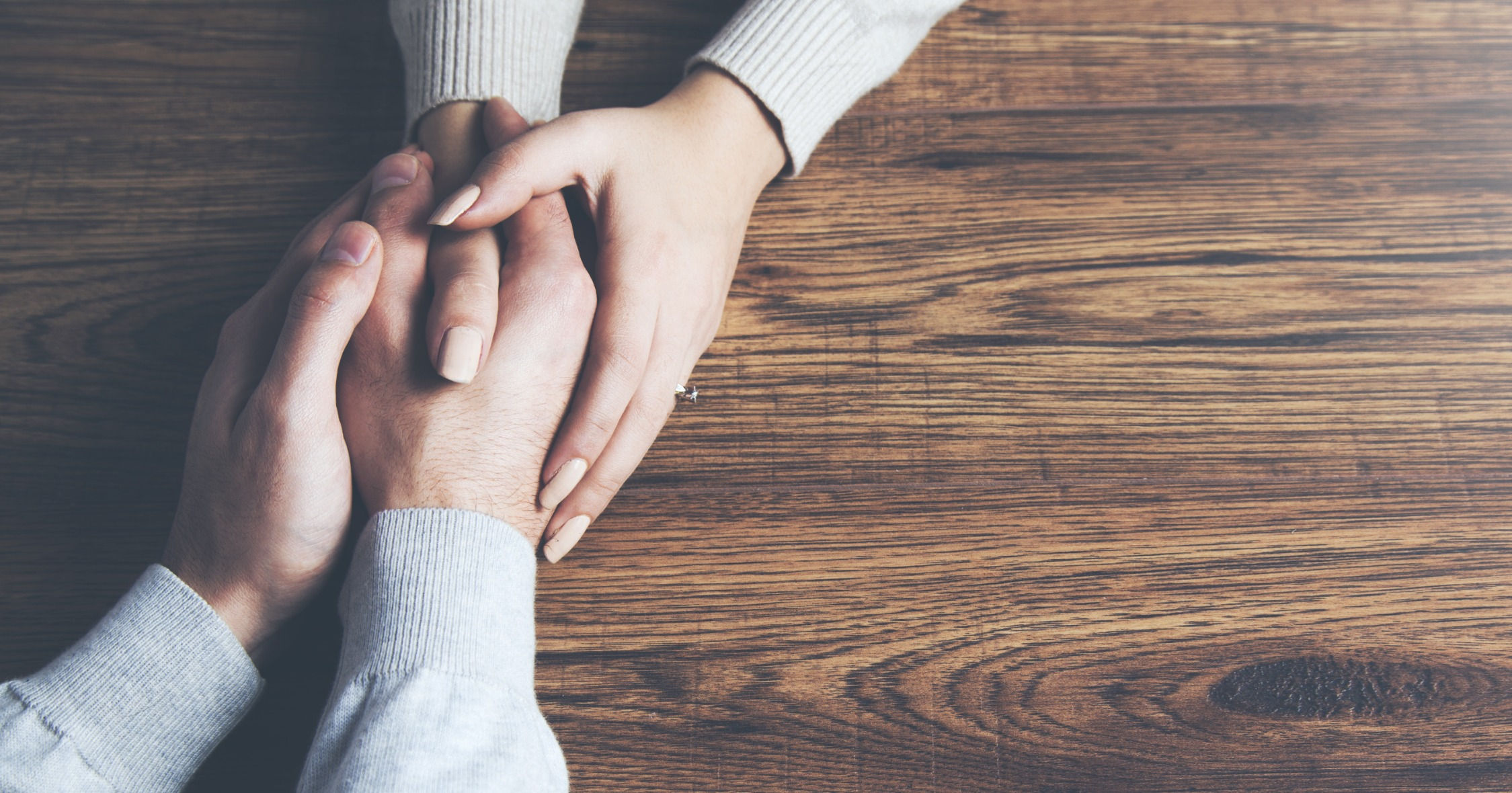 People holding hands