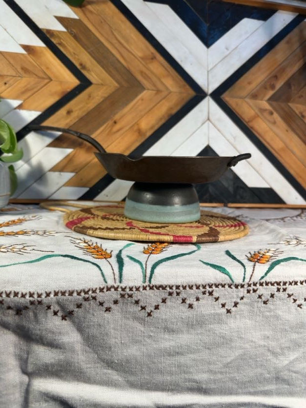 Thumbnail: 8" skillet with diamond pattern handle