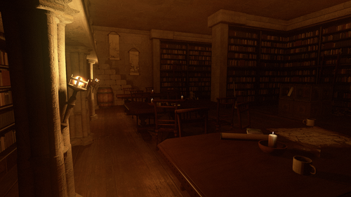 Medieval Library | Fluid Script Studios