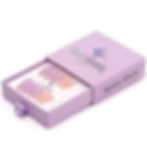 lavender rectangular beauty box with a pull‑out drawer and ribbon tab. The top features the Image Square Beauty logo, and the side reads “Mystic Allure.”