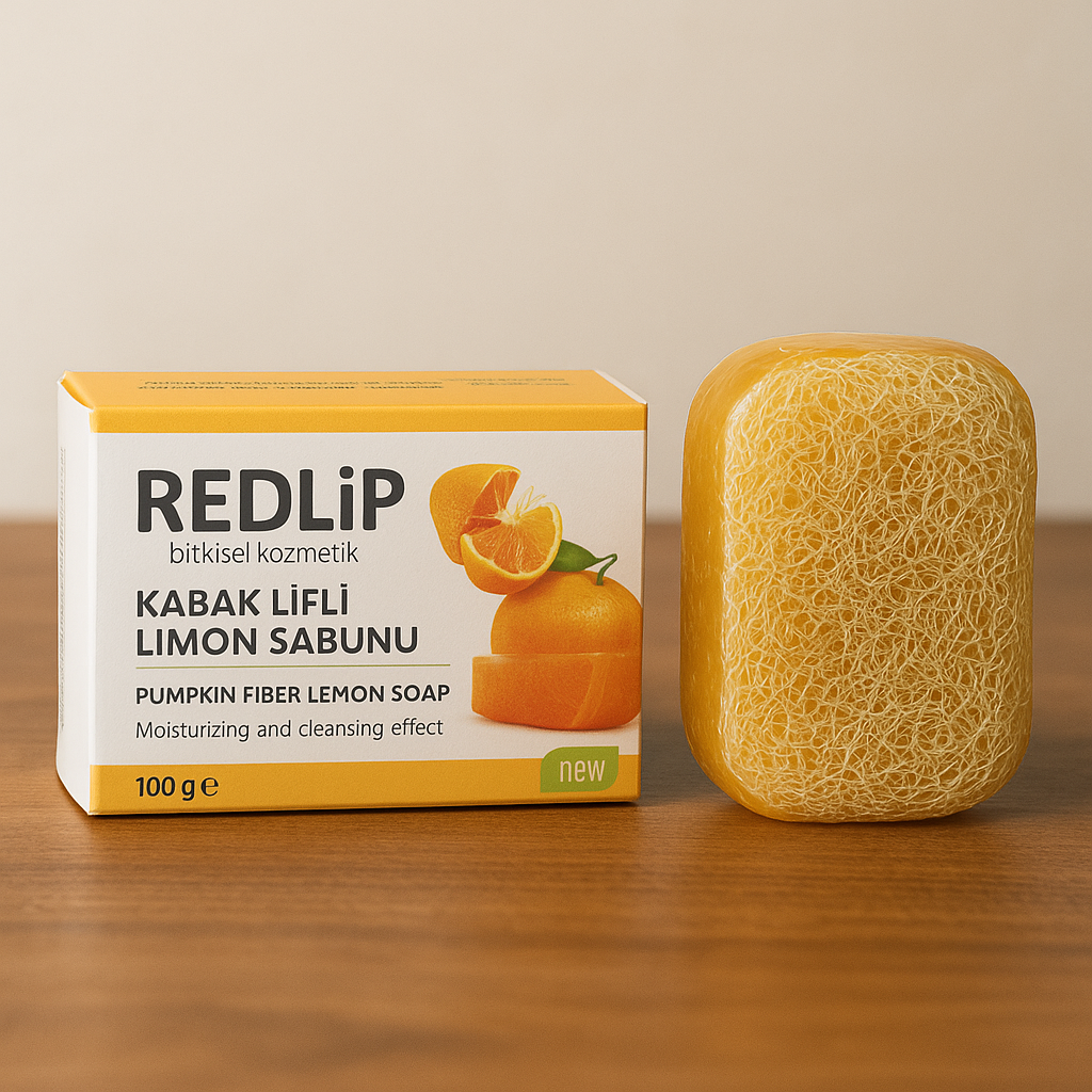 REDLiP Kabak Lifli Limon Sabunu – 100 gr
