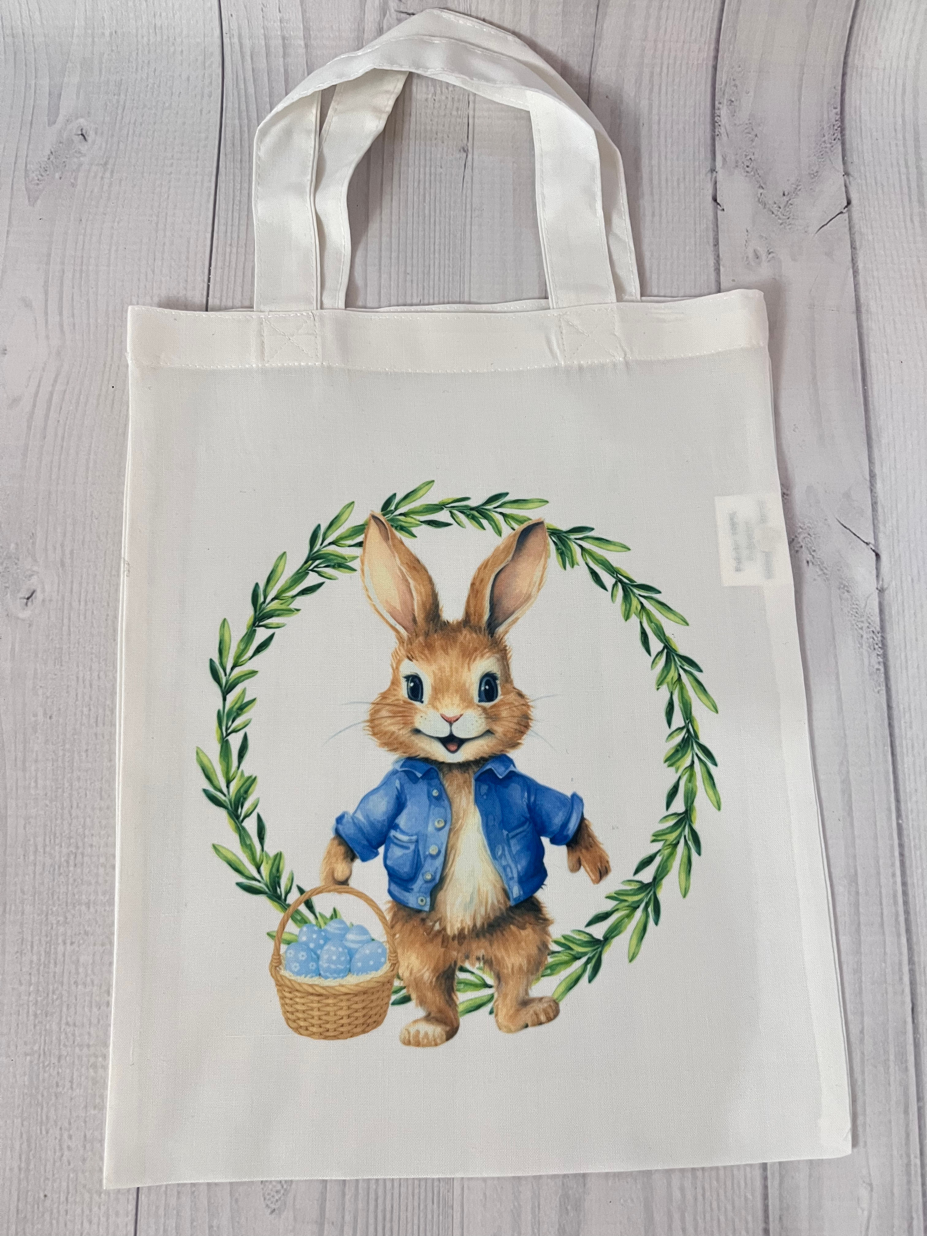 Easter Wreath Treat Tote Bags With FREE Personalisation