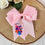 Thumbnail: large Ribbon K-pop Bow Personalised In Silver Glitter
