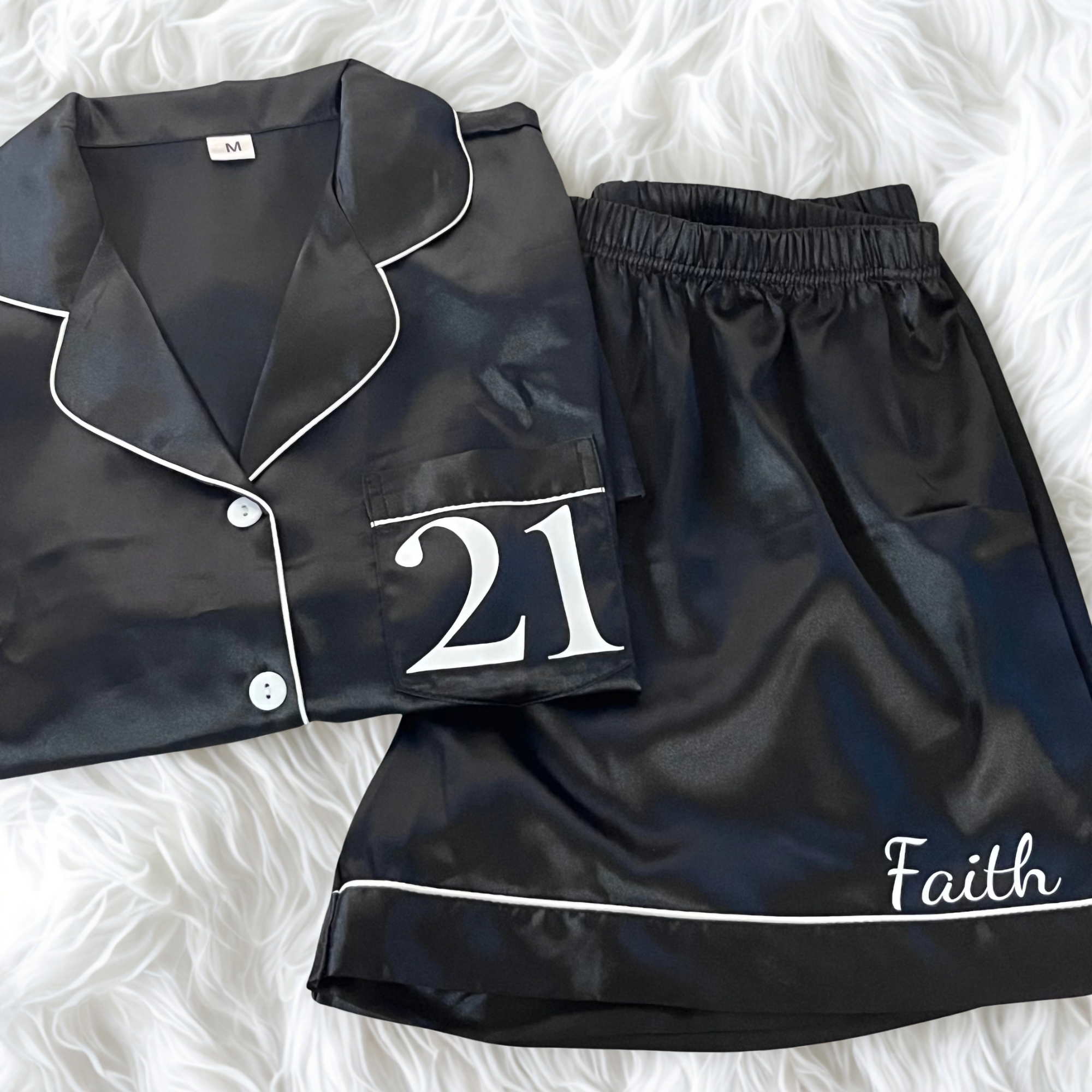 Ladies Satin Pyjamas
