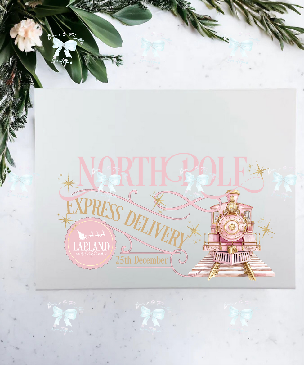 Thumbnail: North Pole Christmas Eve Box (ready to personalise in gold vinyl)